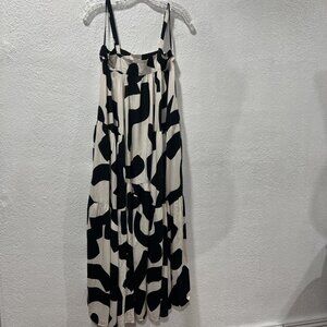 ABEL THE LABEL Dress Anthropologie SIZE XSMALL Black sundress tiered Australia